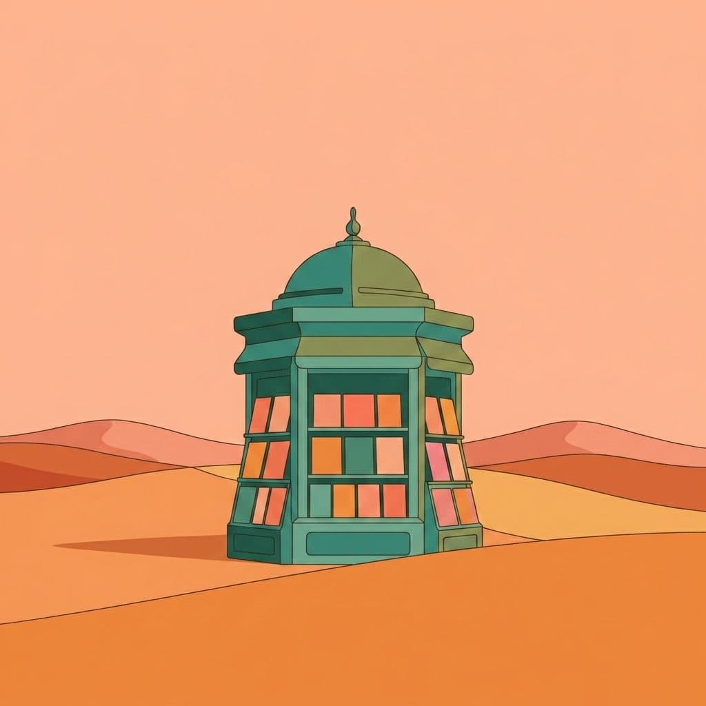 Kansei Magazine Numero 001 — Allucinazione: un'edicola solitaria nel deserto